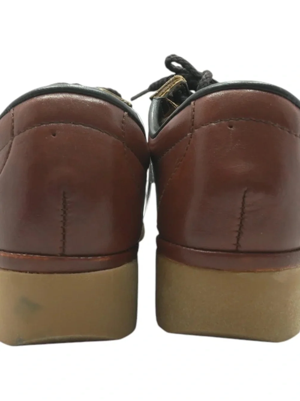 Vintage Dexter Oxford Brown Leather Lace-Up Shoes